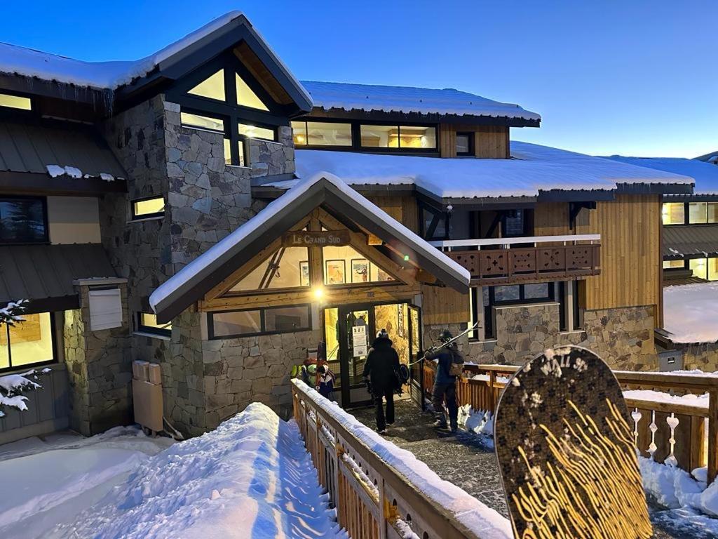 Sunny Studio 25 M2 Mountain View Balcony In Alpe D Huez District Eclose Alpe d'Huez Exterior photo